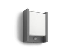 Lampe murale LED Philips Mygarden Arbour 6W avec capteur IR IP44 anthracite