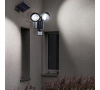 Applique murale extérieure solaire à LED détecteur de mouvement projecteur éclairage de cour d'allée