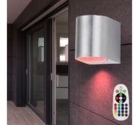 Lampe Murale LED RGB Étanche IP44 Aluminium 4W 220lm Télécommande