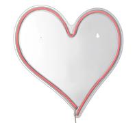 Lampe Murale Néon LED Cœur 34cm Rouge