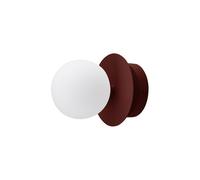 Lampe murale/plafonnier Art Déco IP44 Bourgogne/Blanc