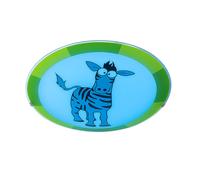 Lampe murale pour enfants Chambre de jeu Motif zèbre Lampe en verre TÉLÉCOMMANDE en kit avec ampoules LED RVB