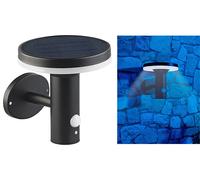 Lampe murale solaire à LED 600lm "WL-600.solar" avec détecteurs - Lunartec