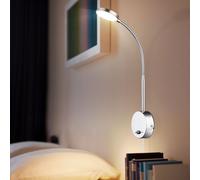 Lampe Murale Spot Lampe De Salon Flexo Orientable Argent LED