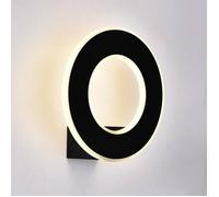 Lampe Muraux LED 9W Mur Lumière Circulaire Couleur Noire V-tac VT-710