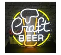 Lampe Néon Enseigne lumineuse néon pour bières artisanales, idéale pour les fêtes, boîtes de nuit et bars