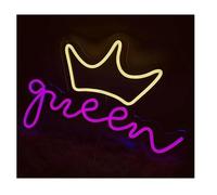 Lampe Néon Pour enseigne au néon lettres bleues lumière pour couronne lumières décoratives pour fête d'anniversaire(Neon1)