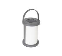 Lampe nomade solaire portable en plastique blanc et gris à Suspendre ou à poser - - ALTOBUY Blanc G