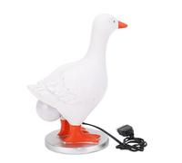 Lampe Oeuf de Canard, Lampe de Canard Drôle en Résine Maison Chambre Veilleuse Table Chaude Lumière Douce Décor Anniversaire Noël pour Enfants Amis