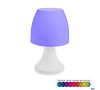Lampe outdoor ""Dokk"" multicolore H19cm - Atmosphera Créateur d'intérieur