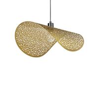 Lampe Pendante Abat-jour en Métal Doré Krishna