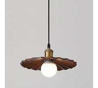 Lampe pendante en Bois Japonais E27 1 lumière Maison Lustre Suspendu intérieur Chevet luminaire réglable Cuisine Moderne Salle à Manger décor plafonnier Suspendu, lumières suspendues Simples