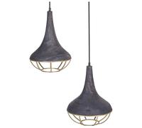 Lampe pendante en bois Plafond Suspension Éclairage Maison Fait à la main Noir B