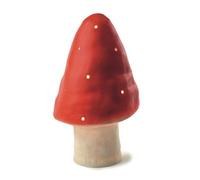 Petite lampe champignon - rouge