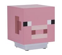 Lampe Pig Minecraft avec Sons - Lampe de Nuit Portable Officielle, Jouet Fun pour Enfants, Décor de Chambre Minecraft, Fonctionne sur Piles