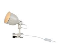 Lampe pince industrielle beige E14 Flint 3093 Rabalux