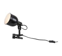 Lampe pince industrielle noire E14 Rabalux Flint 3092