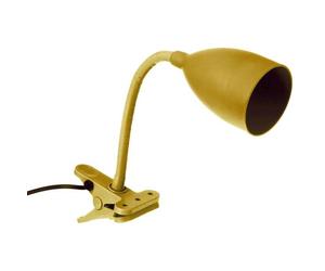 Lampe pince ""Sily"" jaune moutarde H43cm - Atmosphera createur d'interieur