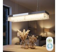 48 W LED lampe suspendue en cristal télécommande plafond pendentif chrome spot commutable Globo 49330