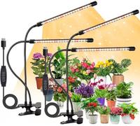 Lampe Plante Interieur - Lampe Horticole LED - Grow Light - 2Pcs, 40LED - pour Plante Croissance d'intérieur(sans adaptateur)