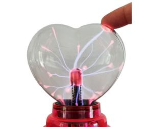 Lampe plasma design coeur