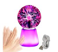 Lampe Plasma | Éclairage Décoratif Sensible au Toucher 7 Couleurs,Grande Sphère Lumineuse à Effet Plasma,Pour Noël Maison Bureau Appartement Dortoir Salon Chambre Salle d'Étude Décoration Intérieure