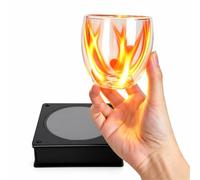 Lampe Plasma En Verre Tactile, Boule Électrique À Éclairs Rouges | Lampe Décorative À Effet Plasma, Base Alimentée, for Bureau, Salon, Chambre Gaming Et Décoration