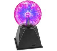 MAX PBL10 - Lampe Plasma 12.5cm, Boule Magique Tactile Sensible au Toucher et à la Musique, Lampe d'Ambiance Idéale pour Décorer ou pour Offrir, Résiste aux Rayures