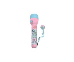 Lampe poche LED Enfant Stitch Disney 16 cm avec dragonne - Lampe Torche Nuit, Lecture, Camping - Set Accessoire et Carte