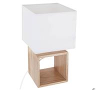 Lampe ""Pojo"" bois H32cm - Atmosphera Créateur d'intérieur
