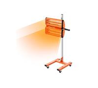 Lampe polymérisation peinture infrarouge 2200 W chauffage séchage auto