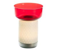 Lampe Portable Artemide Bontá Rouge avec Bol en Verre