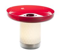 Lampe Portable Artemide Bontá Rouge avec Coupelle en Verre