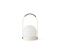 Lampe Portable Audo Carrie Acier/Ivoire/Cuir