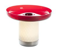 Lampe Portable Artemide Bontá Rouge avec Coupelle en Verre