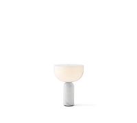New Works – Lampe de table portable Kizu – Marbre blanc – Sans fil rechargeable