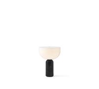 New Works Lampe de table portable Kizu Black marble