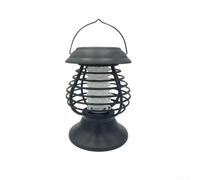 Lampe Portable LED Étanche IP65 pour Jardin Lampe Portable LED | IP65 waterproof, solar charged, portable hanging hook, garden patio camping use, ABS build
