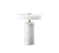 Lampe Portable Trip en Marbre de Carrare/opale Brillante