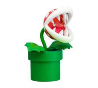 Paladone Lampe Piranha Plant Super Mario Bros - Lampe de Bureau LED Officielle avec Tête Mobile, Collectible Nintendo, 33cm de Haut, Fonctionne sur USB