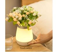 Lampe pot lumineux vase - Aueq - fleurs extérieur led intérieur sans fil plante lumière enfant coloré décoration usb de chevet vei