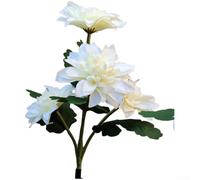 Lampe pour fleur 75cm Acier pour déco Extérieur Lampe pour fleur(Creamy White)