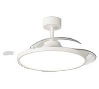 Lampe pour ventilateur de plafond, Smart Control, design ultra-fin, longue tige