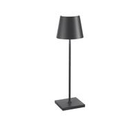 Zafferano Lampe de table Poldina LD0340N3 Gris foncé Neuve