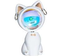 Lampe Projecteur LED FONGWAN Veilleuse de coucher de soleil pour Enfant Chambre - chat blanc 11cm blanc G