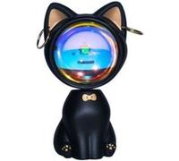 Lampe Projecteur LED FONGWAN Veilleuse de coucher de soleil pour Enfant Chambre - chat noir 11cm noir G