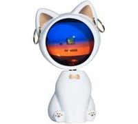 Lampe Projecteur LED FONGWAN Veilleuse de lever du soleil pour Enfant Chambre - chat blanc 11cm blanc G