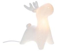 Lampe Renne 24 cm - Amadeus - Blanc - Porcelaine Blanc G