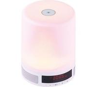 Lampe - réveil lumineux et haut-parleur Bluetooth 3 en 1 Blanc G