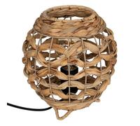 Atmosphera Lampe à poser Sand – Jacinthe d'eau tressée beige Ø19 x H20,5 cm, style bohème